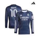 Maillot officiel Manches Longues Real Madrid Extérieur 2025/26 (Mbappe 10)