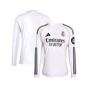 Maillot Real Madrid Domicile Manches Longues 2025/2026