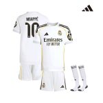 Maillot Real Madrid Domicile Enfant 2025/2026 (Mbappe 10)