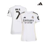 Maillot Real Madrid Domicile Femme 2025/2026 (Vini Jr. 7)