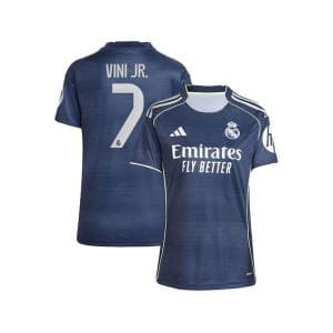 Maillot Real Madrid Extérieur Femme 2025/2026 (Vini Jr. 7)