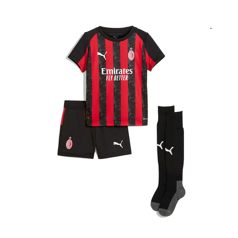 Maillot Kit AC Milan Domicile Enfant 2025/2026