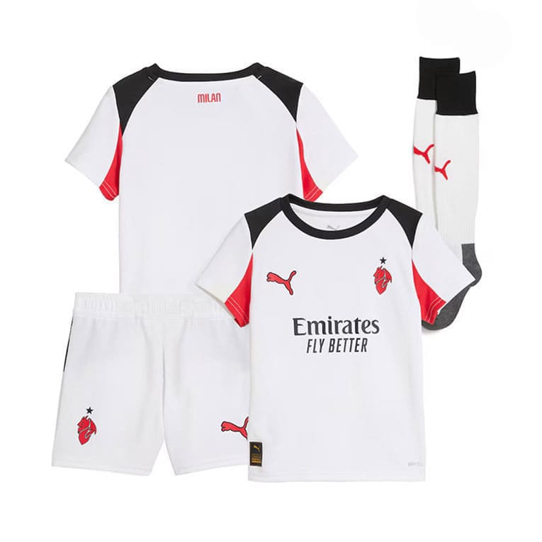 Maillot Kit AC Milan Extérieur Enfant 2025/2026