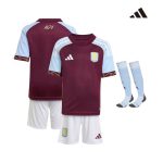 Maillot Kit Aston Villa Domicile Enfant 2025/2026