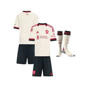Maillot Kit Liverpool Extérieur Enfant 2025/2026