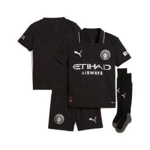 Maillot Kit Manchester City Extérieur Enfant 2025/2026