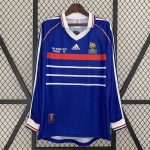 Maillot Rétro Manches Longues France Domicile 1998