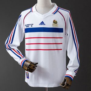 Maillot Rétro Manches Longues France Extérieur 1998