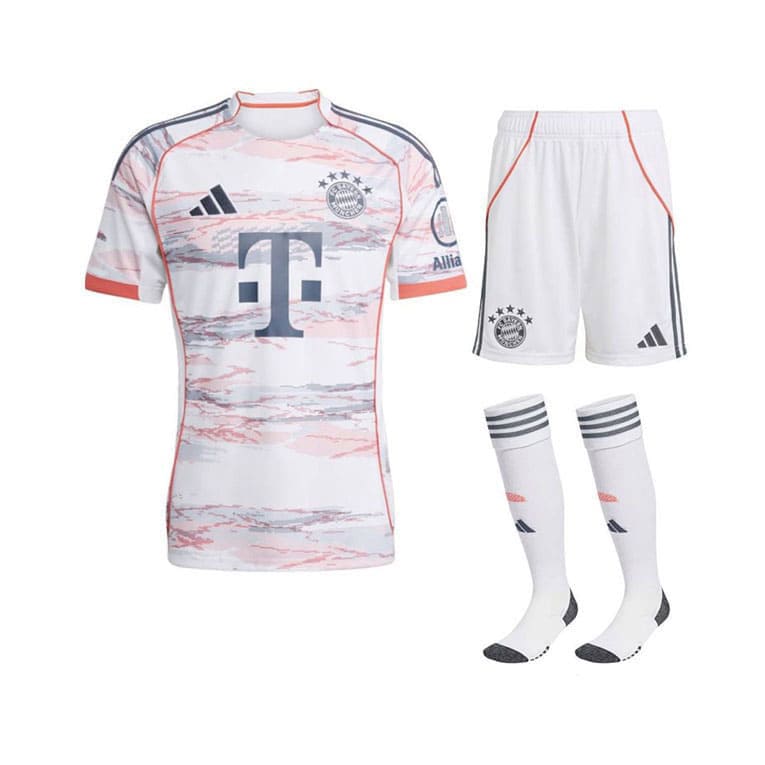 Maillot Kit Bayern Munich Extérieur Enfant 2025/2026
