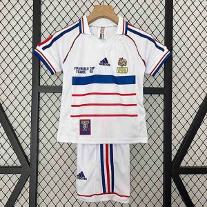 Maillot Rétro Kit France Extérieur Enfant 1998