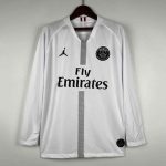Maillot Rétro Manches Longues PSG Champions League 2018/2019 Blanc