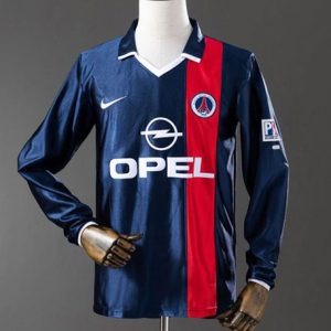 Maillot Rétro Manches Longues PSG Domicile 2001/2002