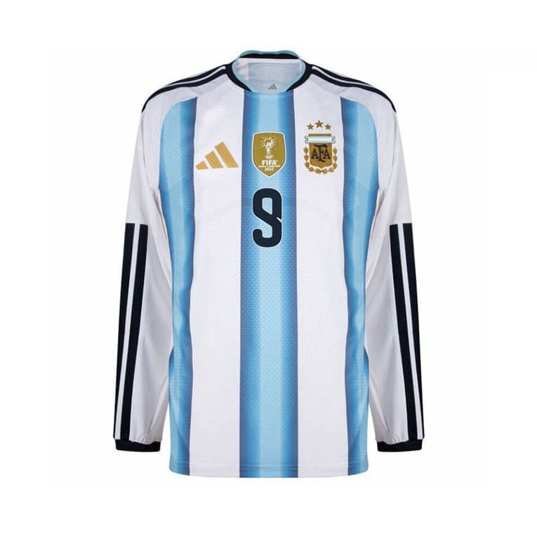 Maillot Manches Longues Argentine Domicile 2026/27 (J. Alvarez 9) – Image 2