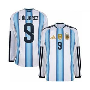 Maillot Manches Longues Argentine Domicile 2026/27 (J. Alvarez 9)