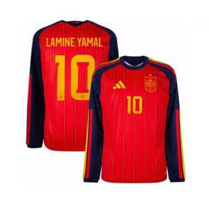 Maillot Manches Longues Espagne Domicile 2026/27 (Lamine Yamal 10)