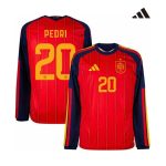 Maillot Manches Longues Espagne Domicile 2026/27 (Pedri 20)