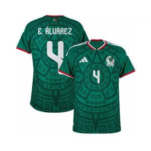 Maillot Mexique Domicile 2026/2027 (E. Alvarez 4）