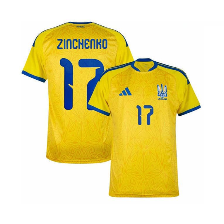 Maillot Ukraine Domicile 2026/2027 (Zinchenko 17)