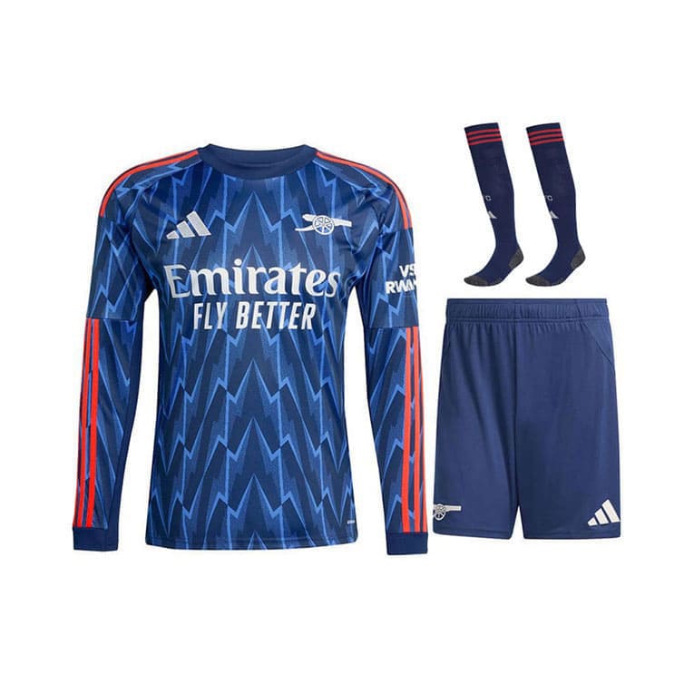Maillot Kit Arsenal Extérieur Enfant ML 2025/2026