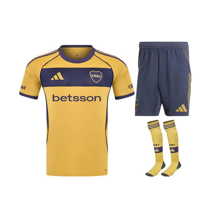 Maillot Kit Boca juniors Extérieur Enfant 2025/2026