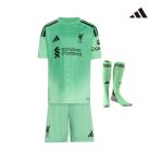 Maillot Kit Gardien Liverpool Extérieur Enfant 2025/26