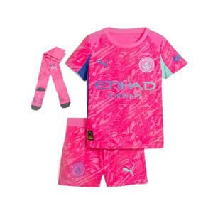 Maillot Kit Gardien Manchester City Extérieur Enfant 2025/26