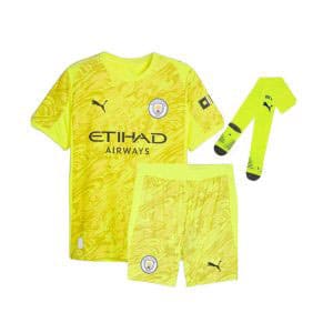 Maillot Kit Gardien Manchester City Third Enfant 2025/26