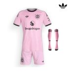 Maillot Kit Gardien Manchester United Enfant 2025/26 Rose