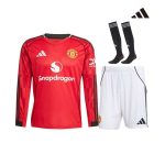 Maillot Kit Manchester United Domicile Enfant ML 2025/2026