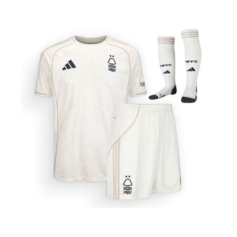 Maillot Kit Nottingham Forest Extérieur Enfant 2025/2026