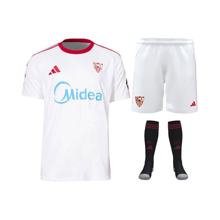 Maillot Kit Sevilla FC Domicile Enfant 2025/2026