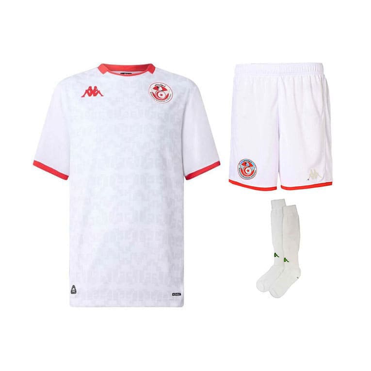 Maillot Kit Tunisie Extérieur Enfant 2025/2026