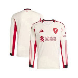 Maillot Liverpool Extérieur Manches Longues 2025/2026