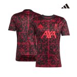 Maillot Liverpool Pré-Match 2025/26 Rouge Noir