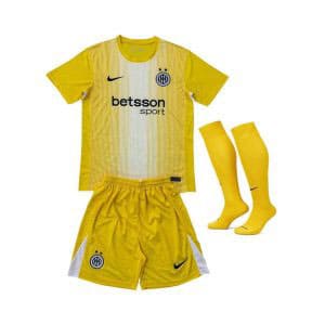 Maillot Kit Inter Milan Gardien Enfant Jaune 2025/2026