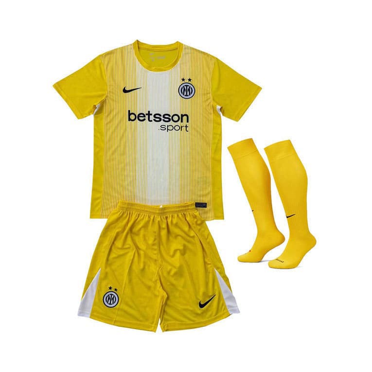 Maillot Kit Inter Milan Gardien Enfant Jaune 2025/2026