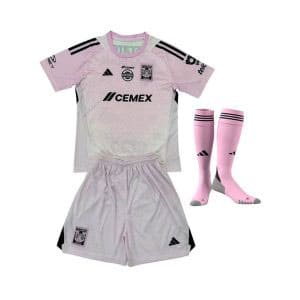 Maillot Kit Tigres UANL Gardien Enfant Rose 2025/2026