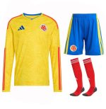 Maillot Kit Colombie Domicile Enfant Manches Longues 2026/2027