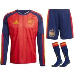 Maillot Kit Espagne Domicile Enfant Manches Longues 2026/2027