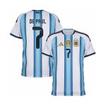 Maillot Argentine Domicile 2026/2027 (De Paul 7)