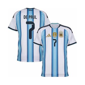 Maillot Argentine Domicile 2026/2027 (De Paul 7)