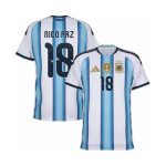 Maillot Argentine Domicile 2026/2027 (Nico Paz 18)