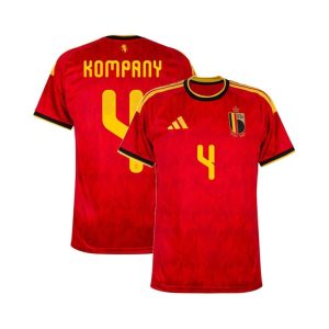 Maillot Belgique Domicile 2026/2027 (Kompany 4)