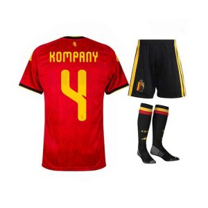 Maillot Kit Belgique Domicile Enfant 2026/2027 (Kompany 4)