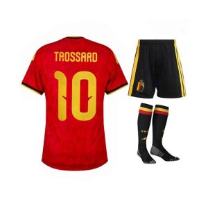 Maillot Kit Belgique Domicile Enfant 2026/2027 (Trossard 10)