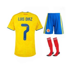 Maillot Kit Colombie Domicile Enfant 2026/2027 (Luis Diaz 7)