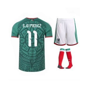 Maillot Kit Mexique Domicile Enfant 2026/2027 (S.Gimenez 11)