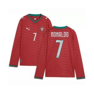 Maillot Manches Longues Portugal Domicile 2026/27 (Ronaldo 7)