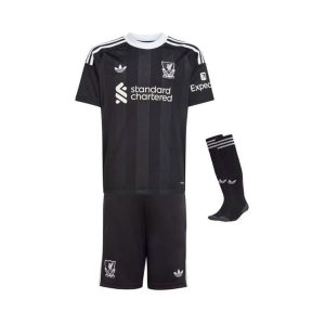 Maillot Kit Gardien Liverpool Enfant 2025/2026 Noir