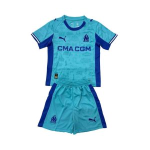 Maillot Kit Gardien OM Enfant 2025/2026 Bleu